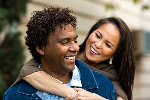 couple hugging each other after a Continuing Care session