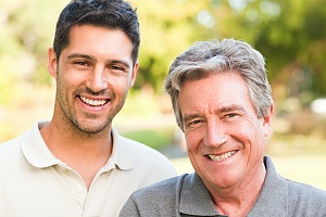 two men standing next to each other during Intensive Outpatient Programs